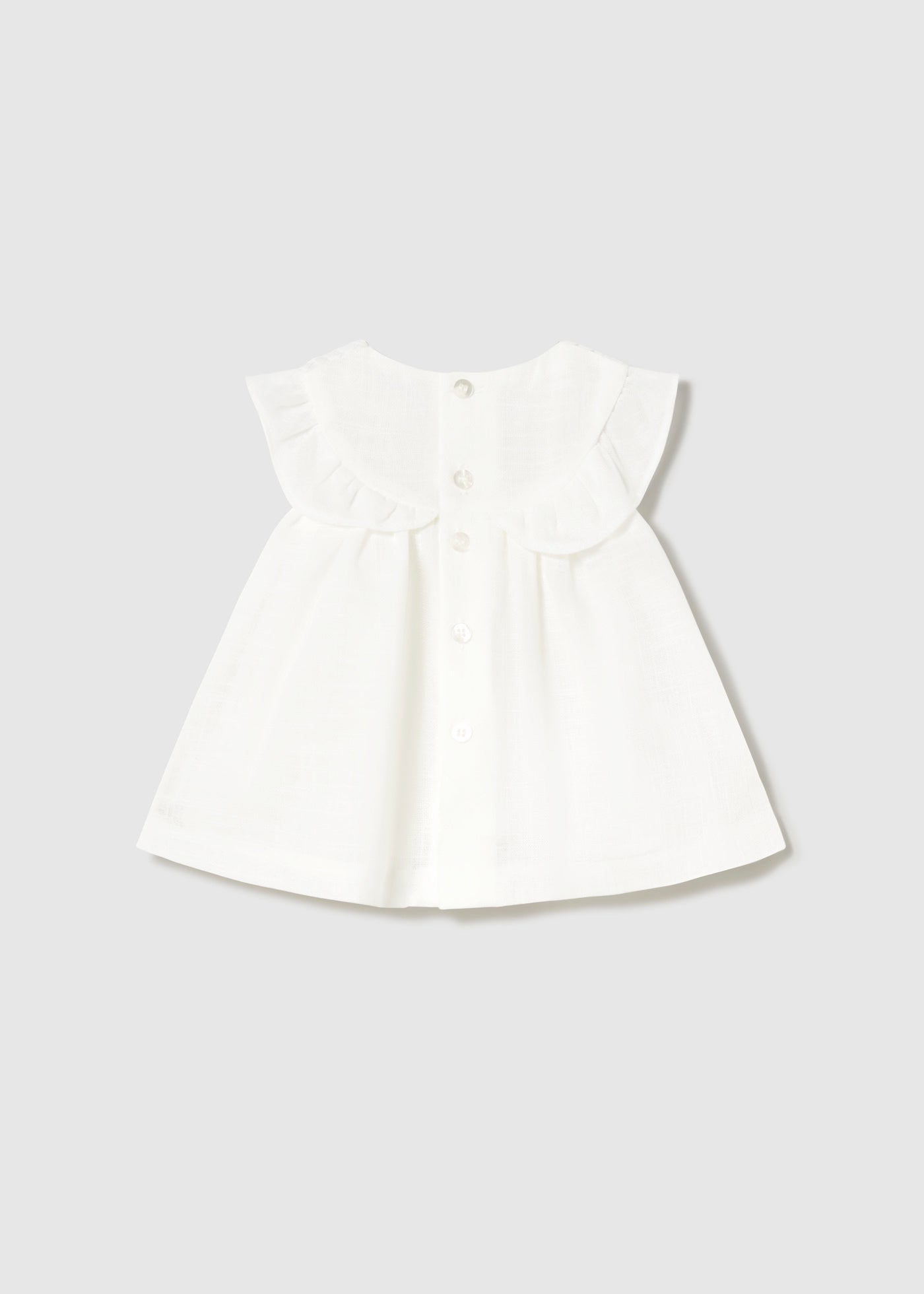 Vestido nido de abeja recién nacida