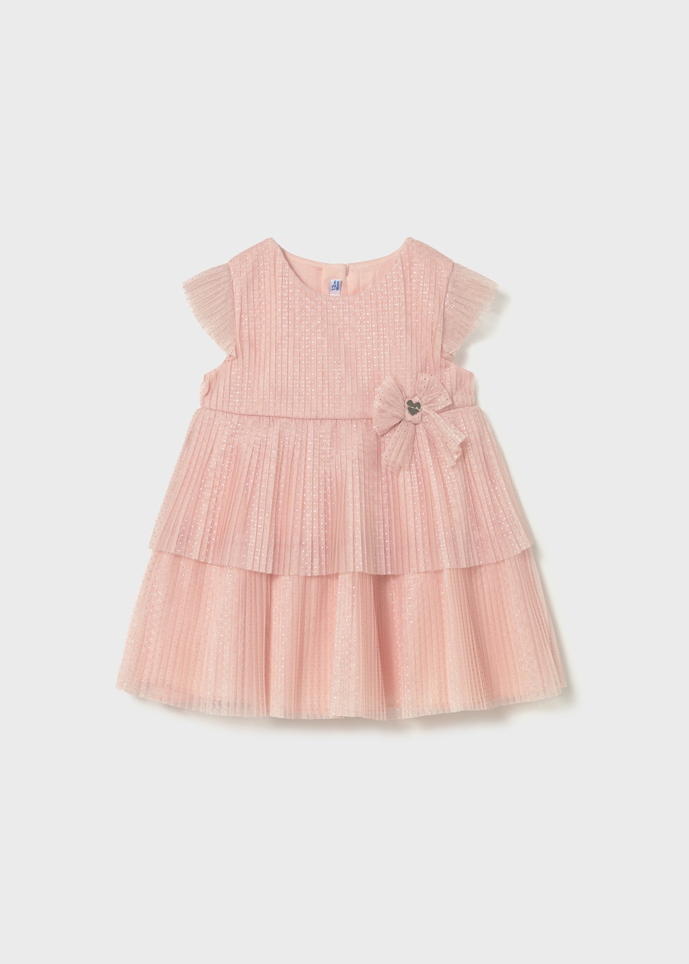 Vestido tul plisado bebé
