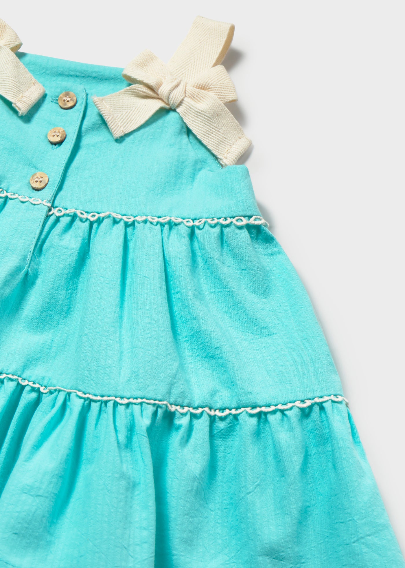 Vestido de rizo con lazos bebé