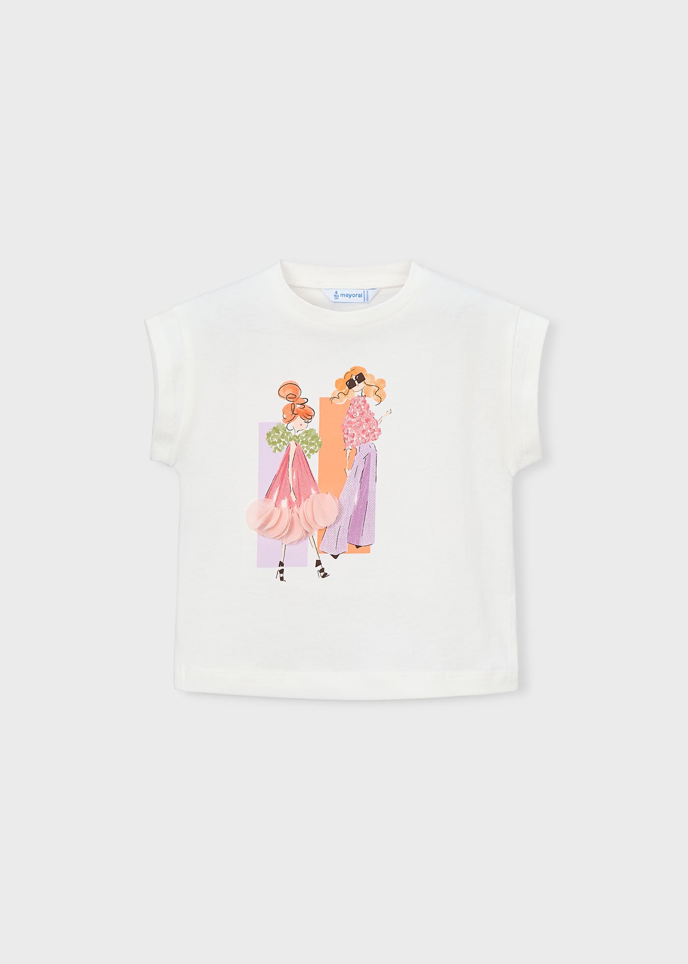 Camiseta estampado muñeca niña