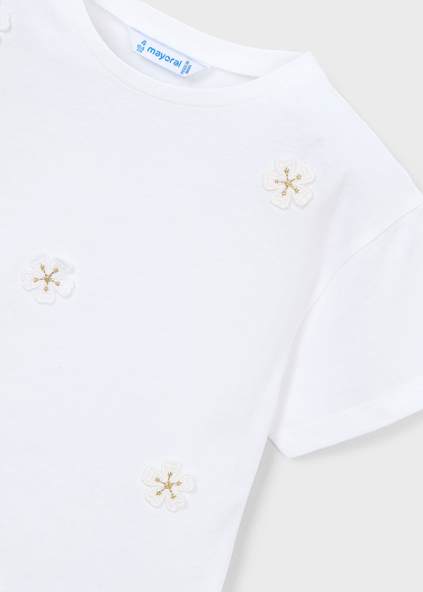 Camiseta aplique niña