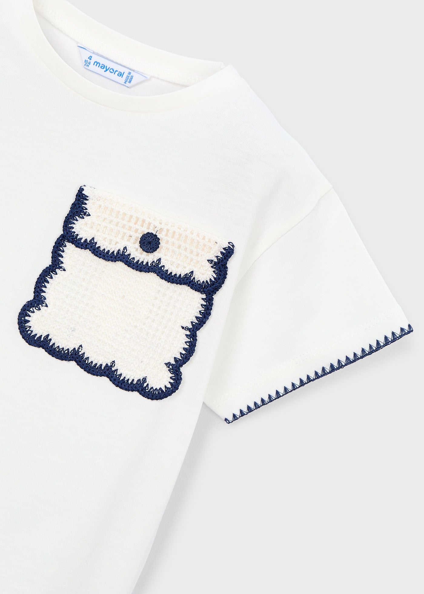 Camiseta aplique niña