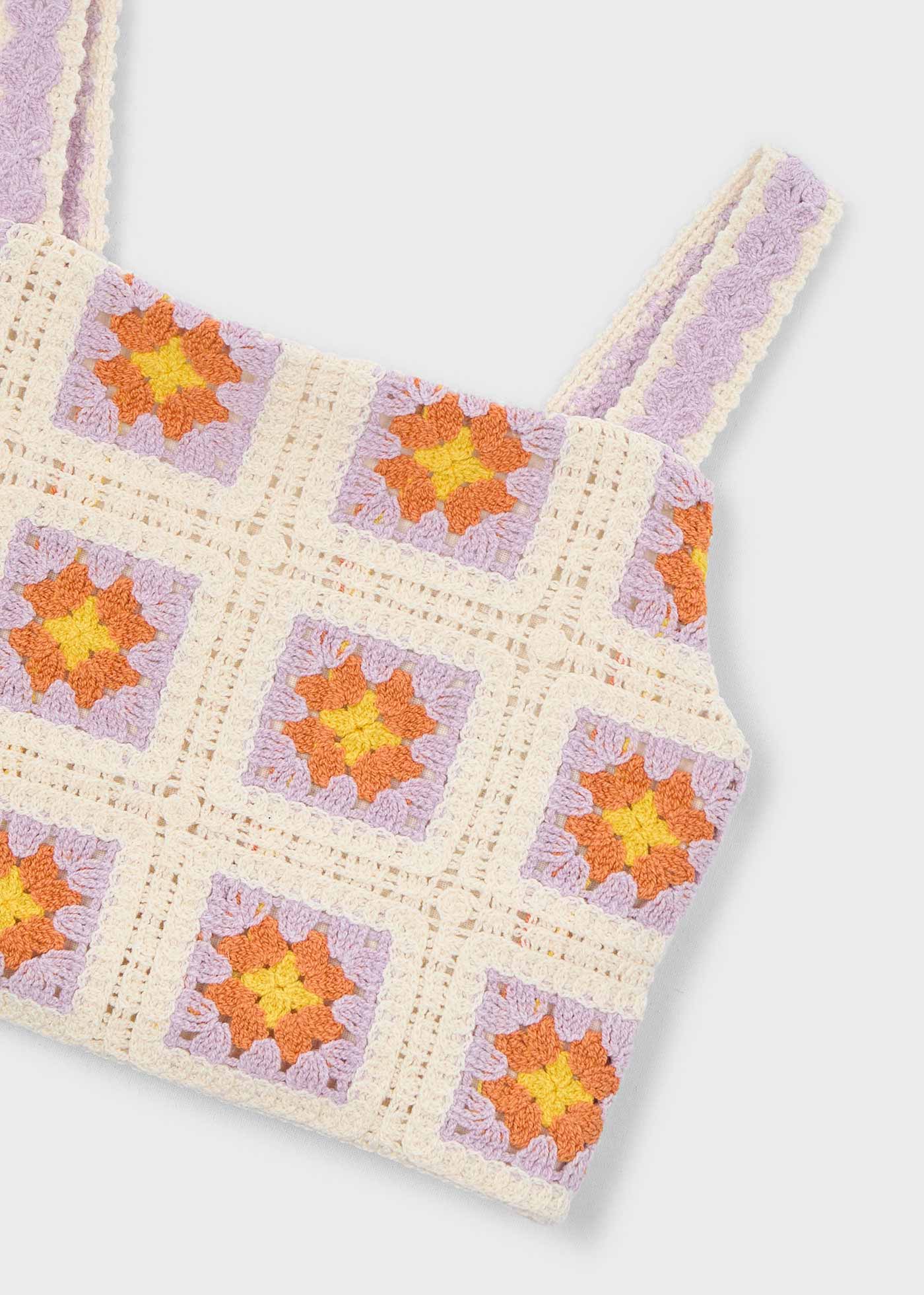 Top crochet niña