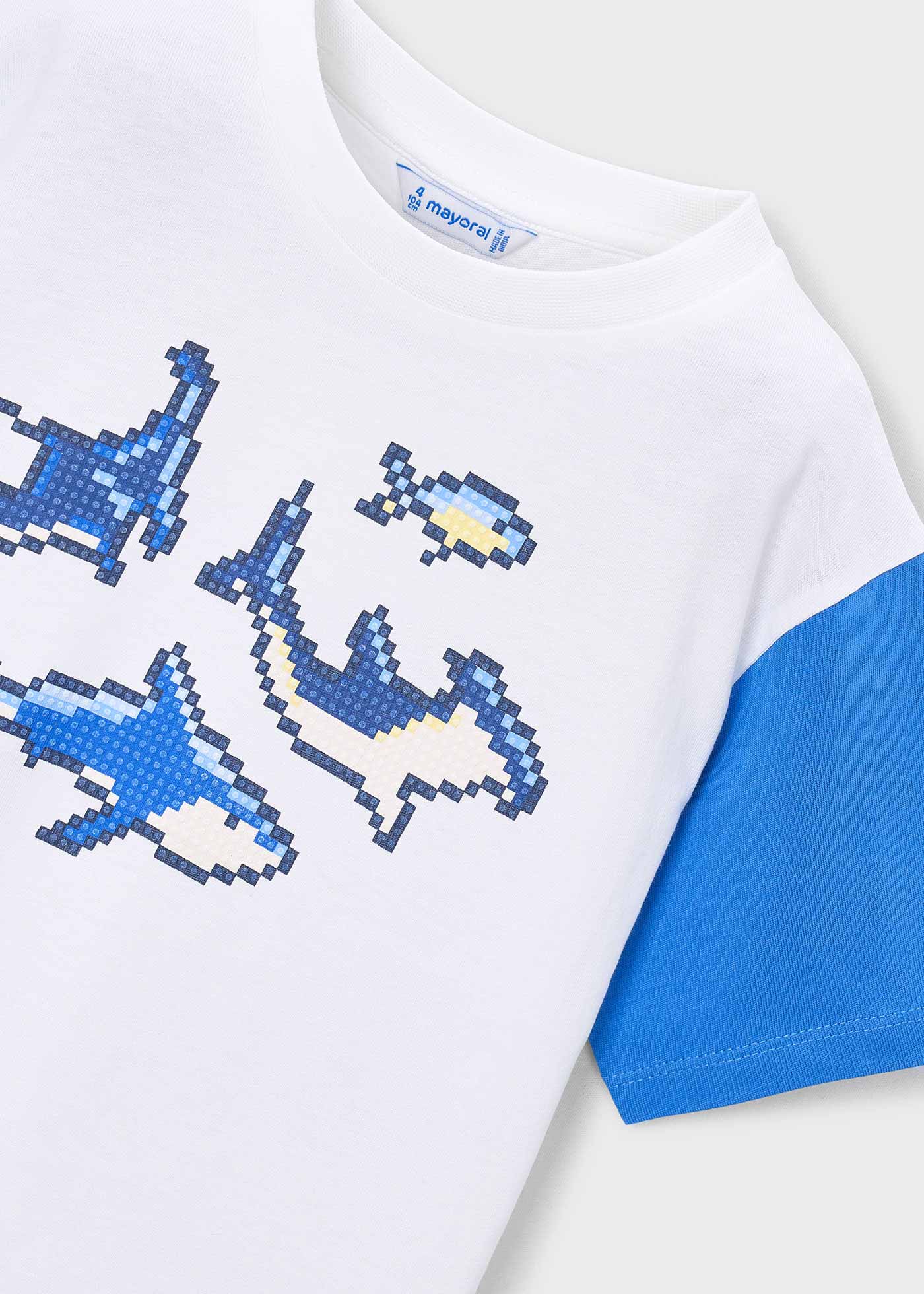 Camiseta combinada niño