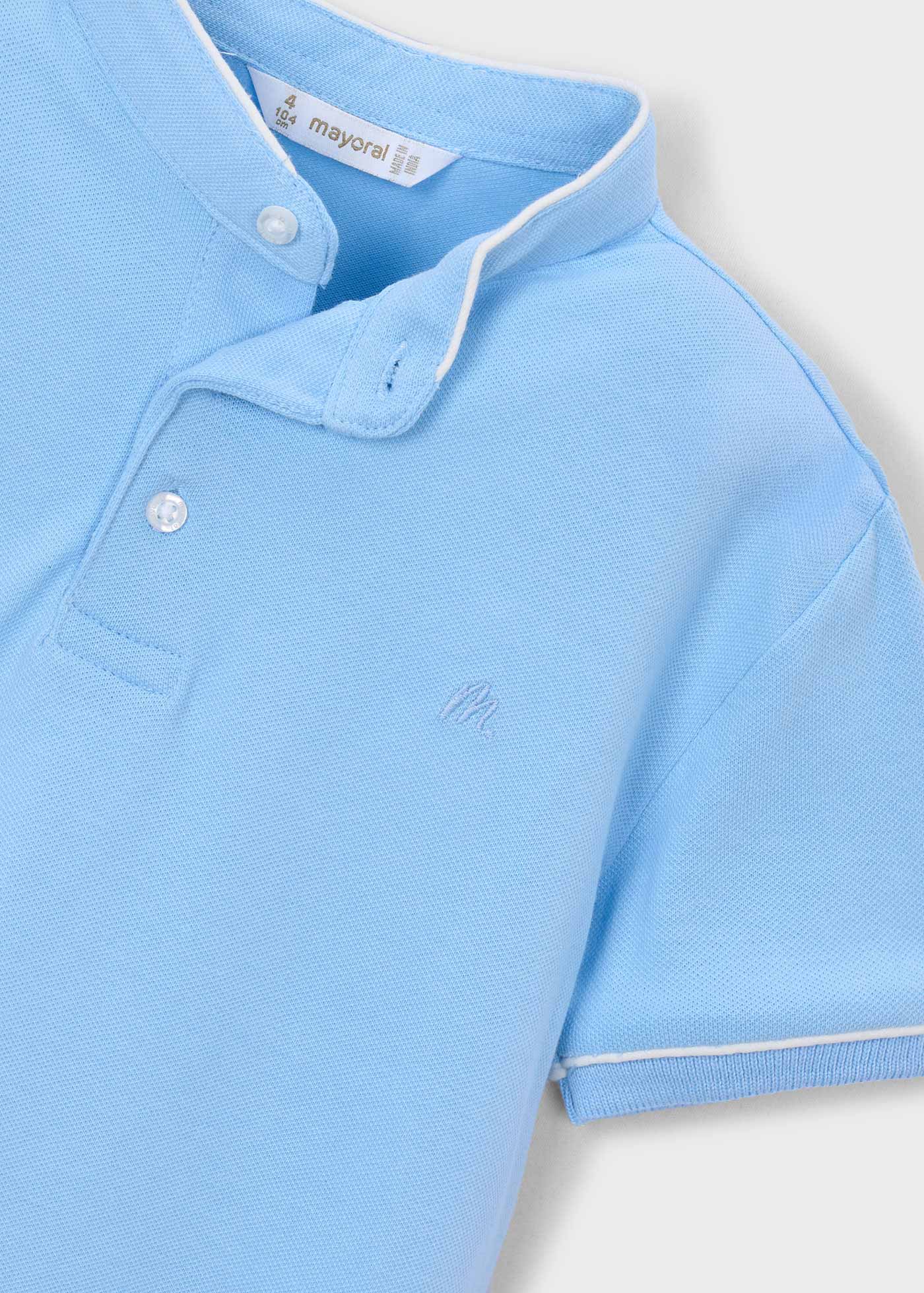 Polo cuello mao niño