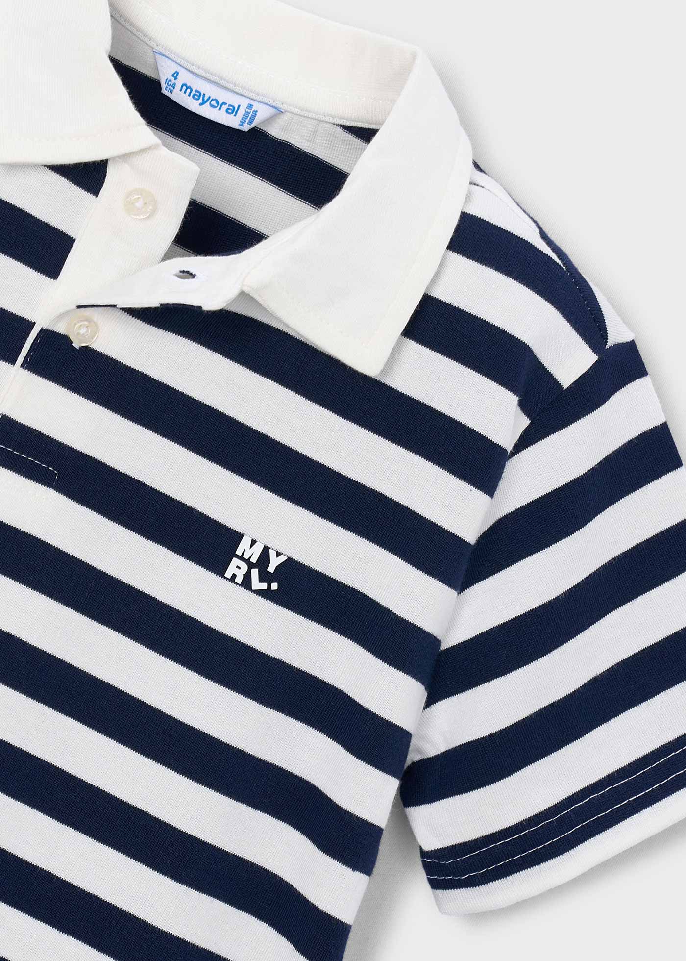 Polo rayas niño