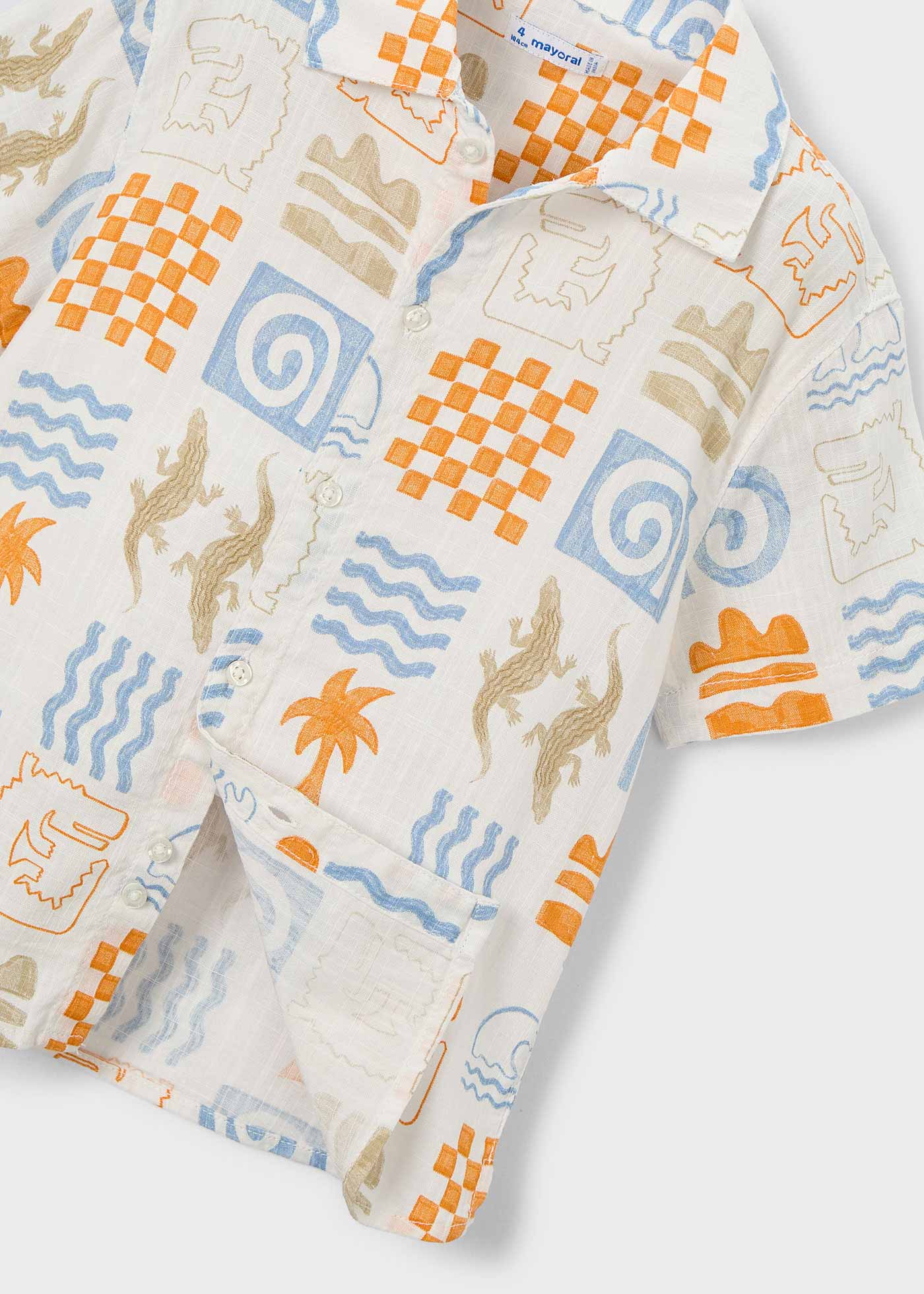 Camisa estampada niño
