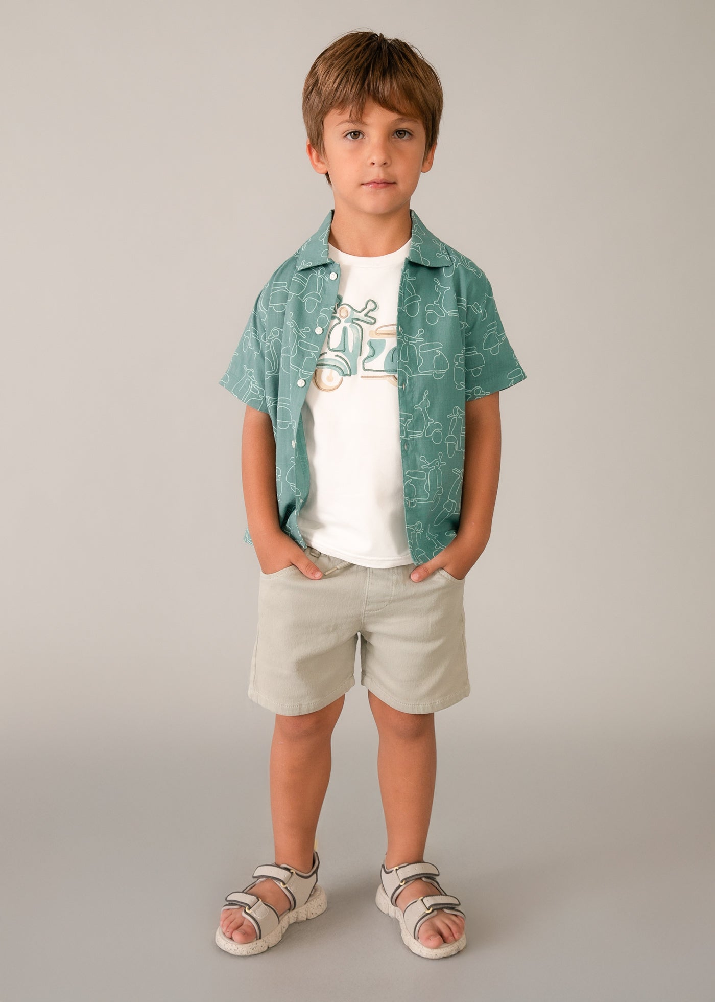 Camisa estampada niño