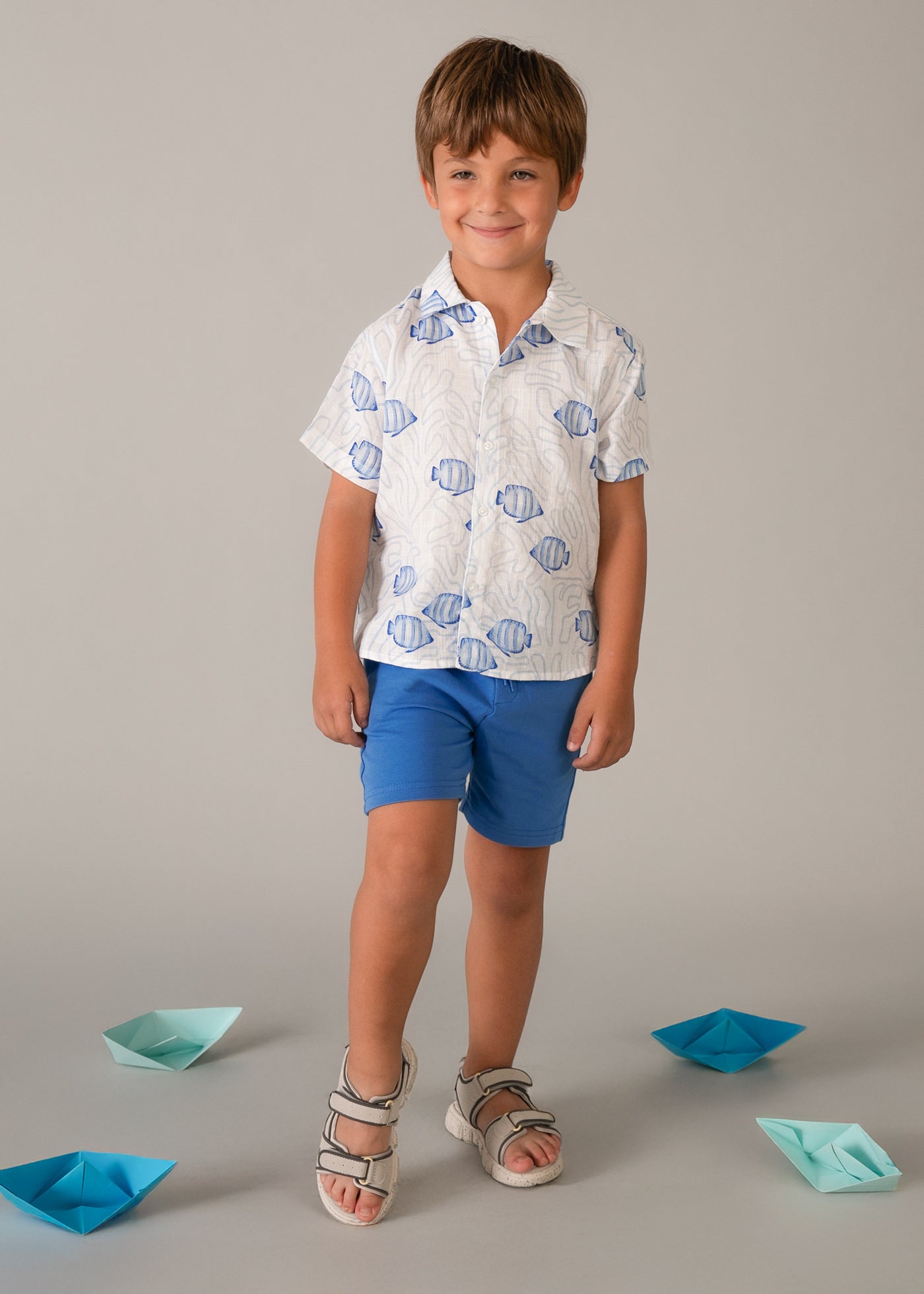 Camisa estampada niño