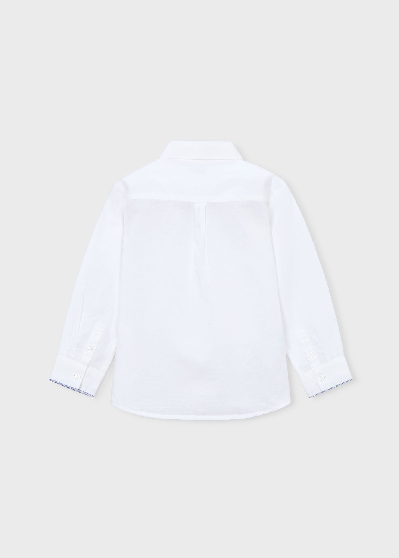 Camisa manga larga con lino vestir niño