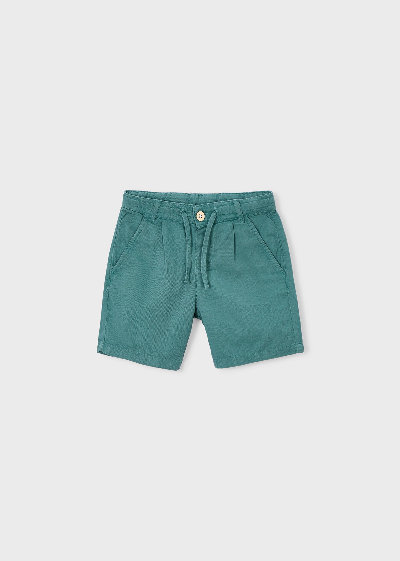 Bermuda relaxed fit con lino niño