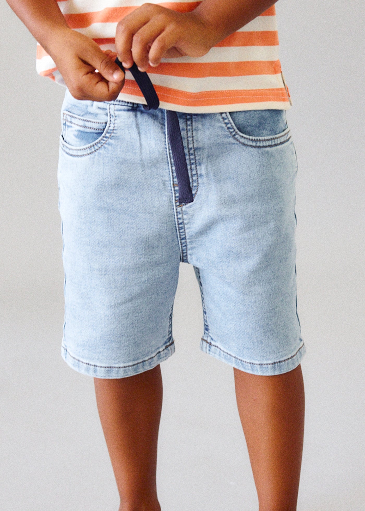 Bermuda vaquera jogger niño