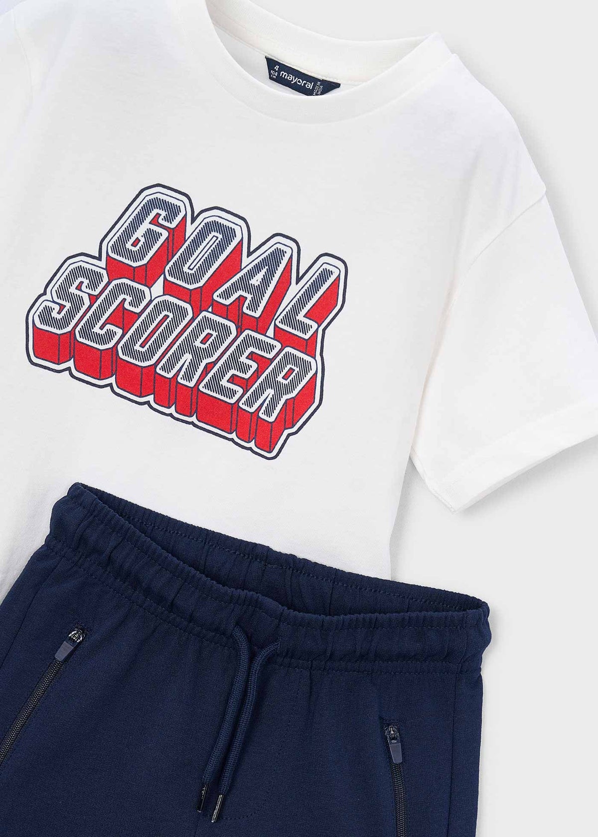 Conjunto pantalón y camiseta letras niño