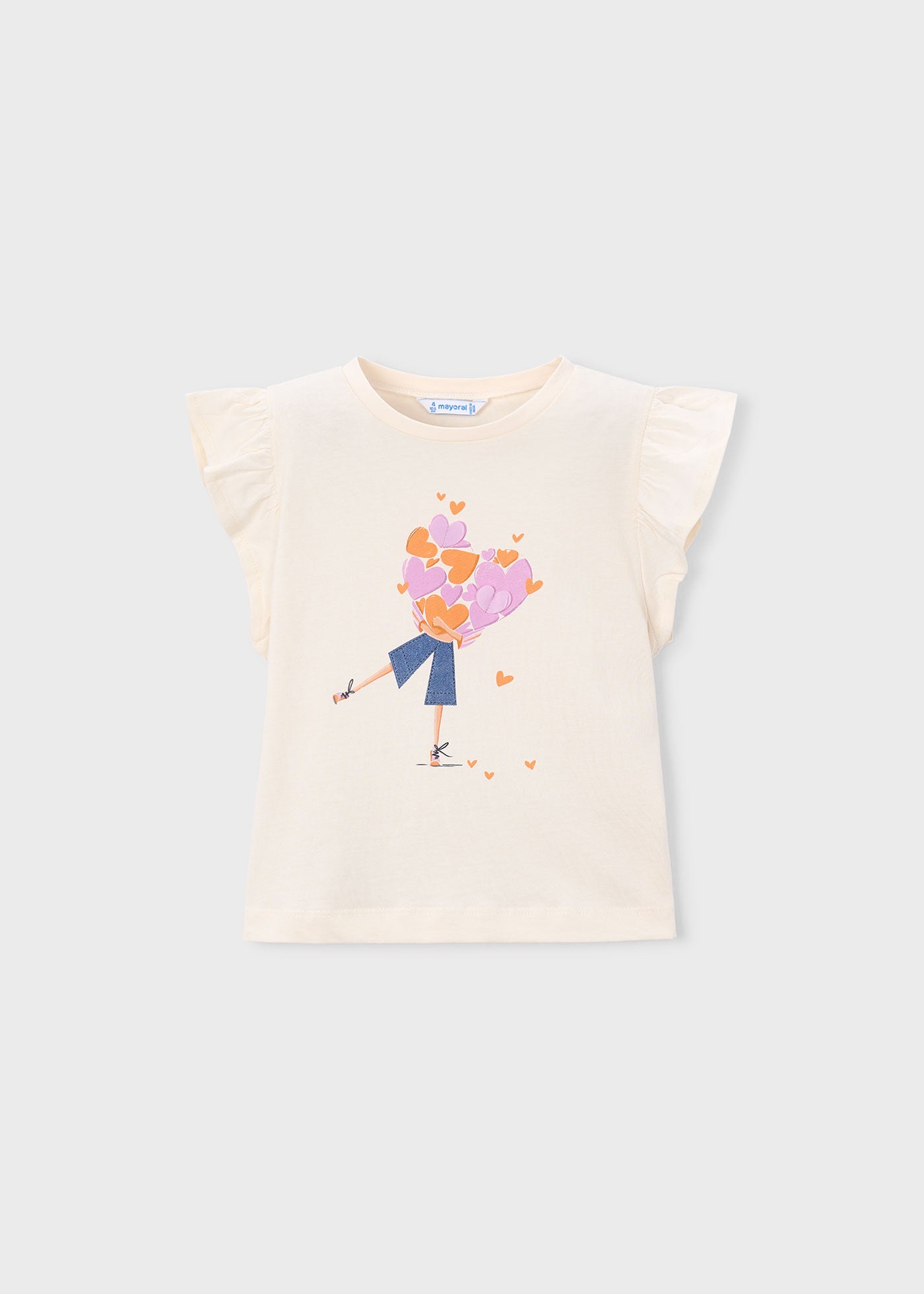 Conjunto 3 piezas corazones niña