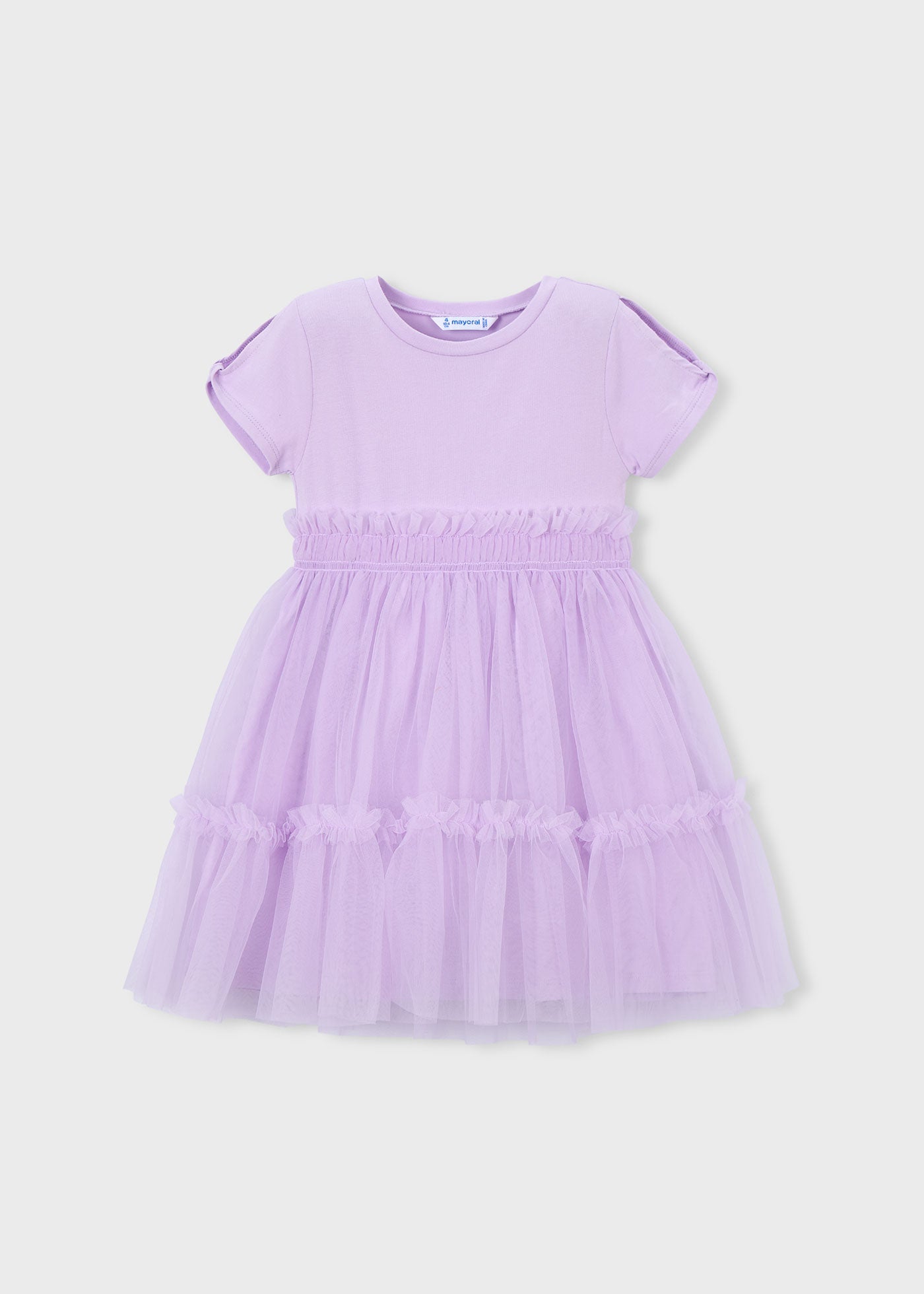 Vestido combinado niña