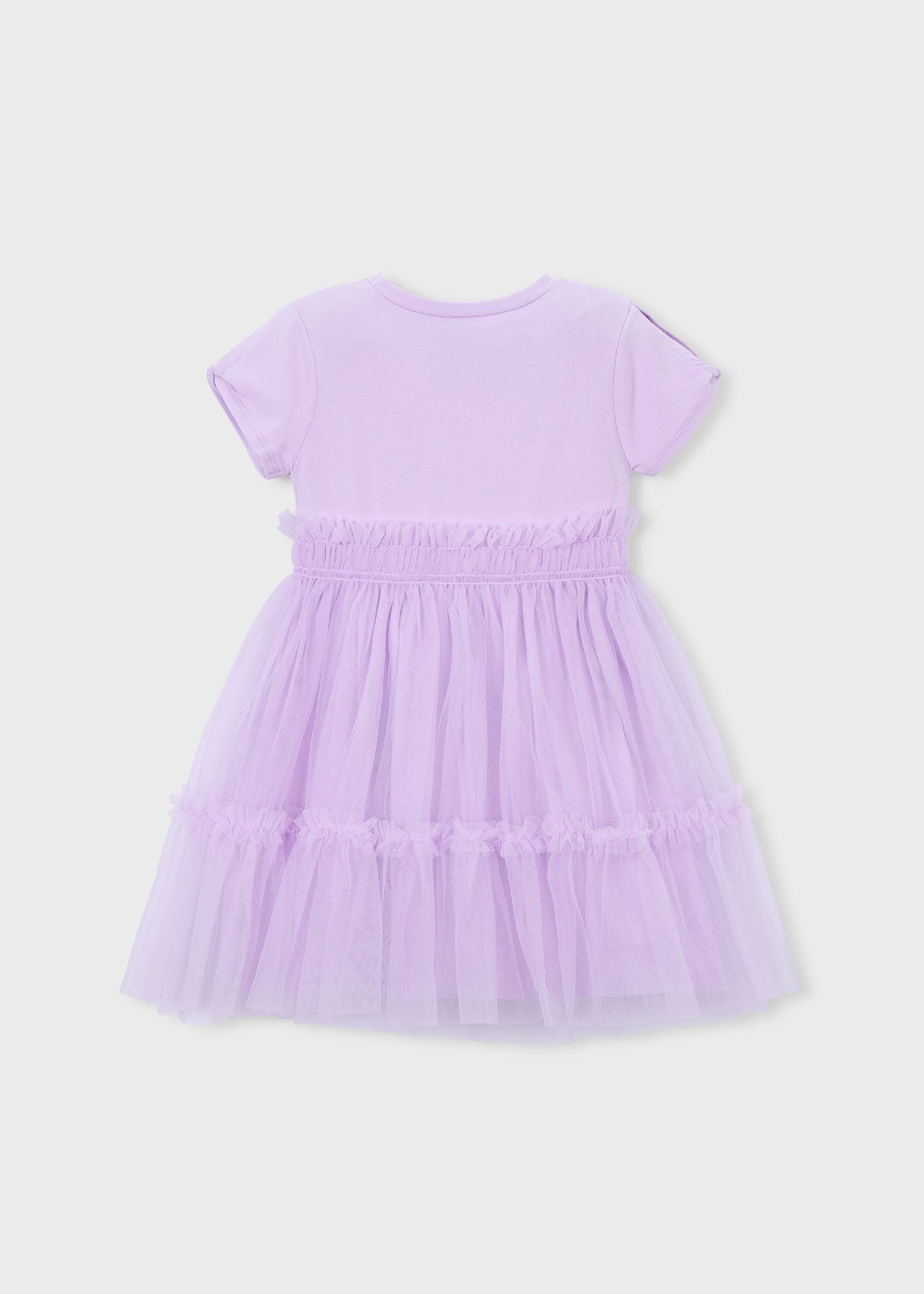 Vestido combinado niña