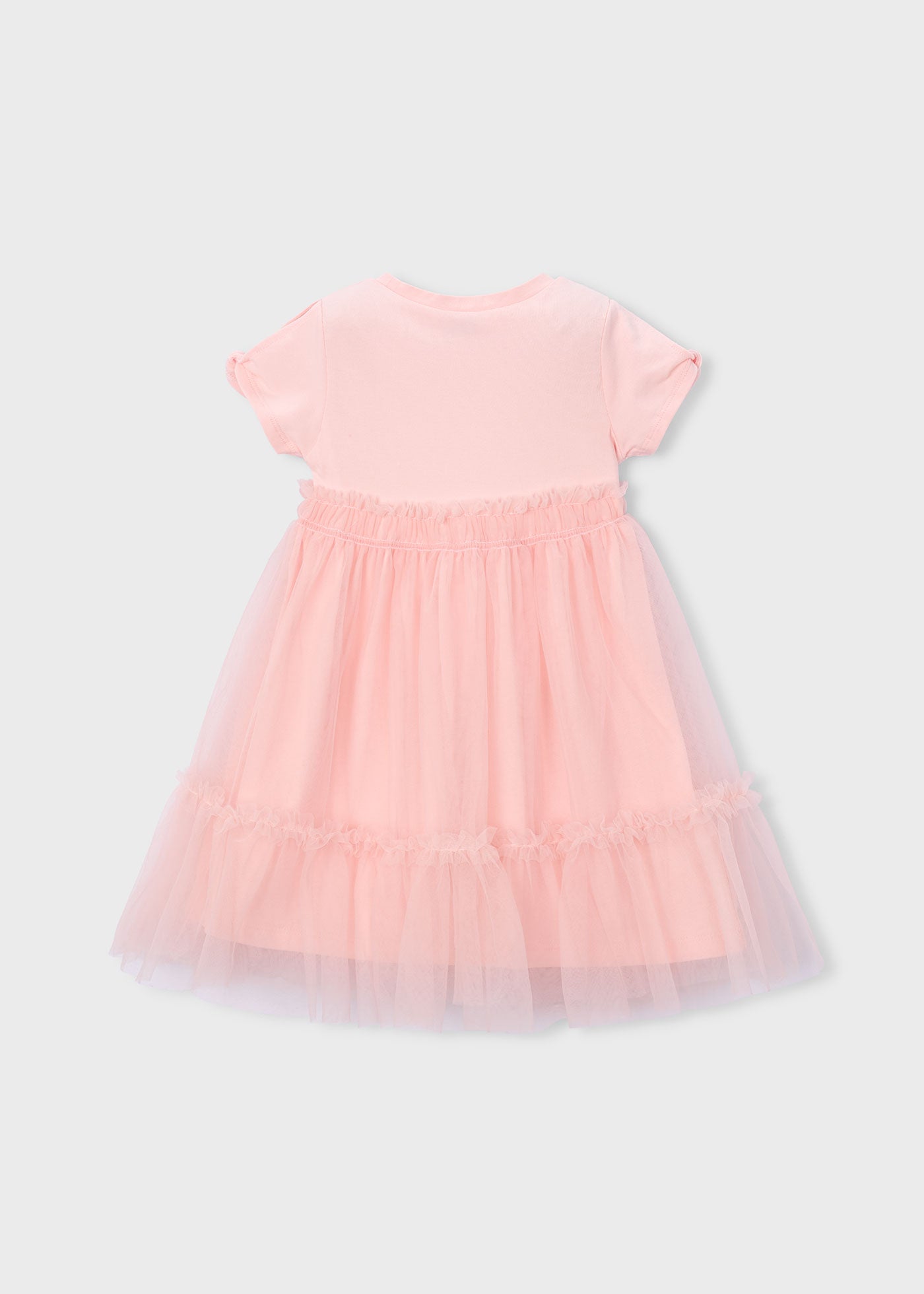 Vestido combinado niña