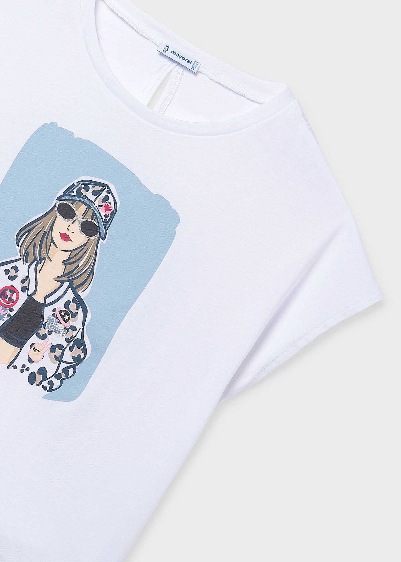 Camiseta gráfica chica