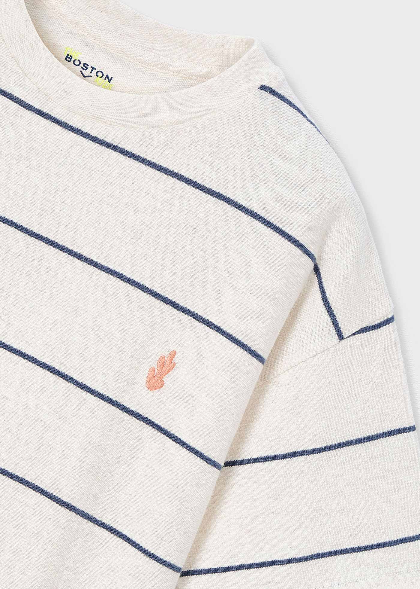 Camiseta rayas Boston x Mayoral niño