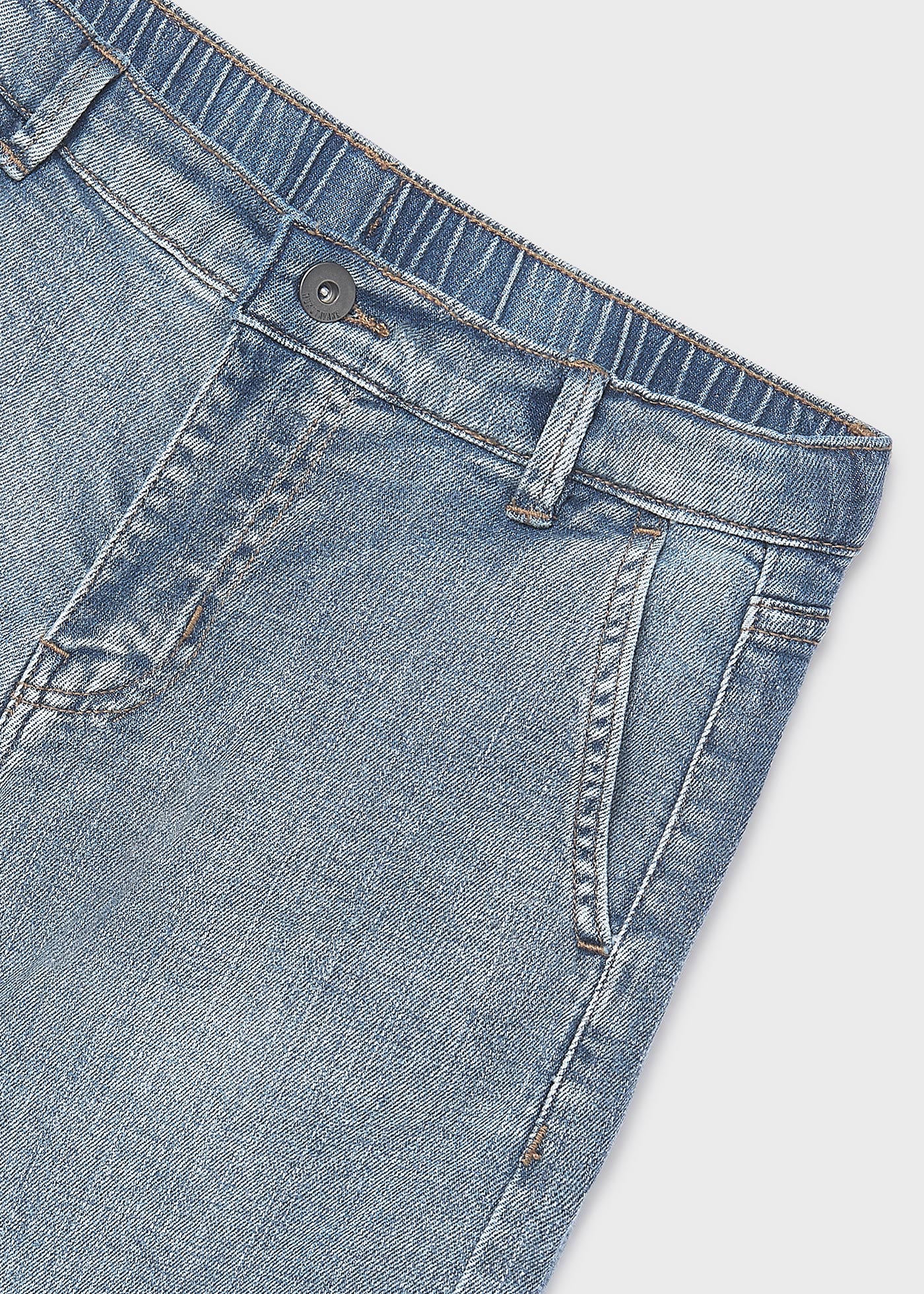 Bermuda vaquera long fit chico