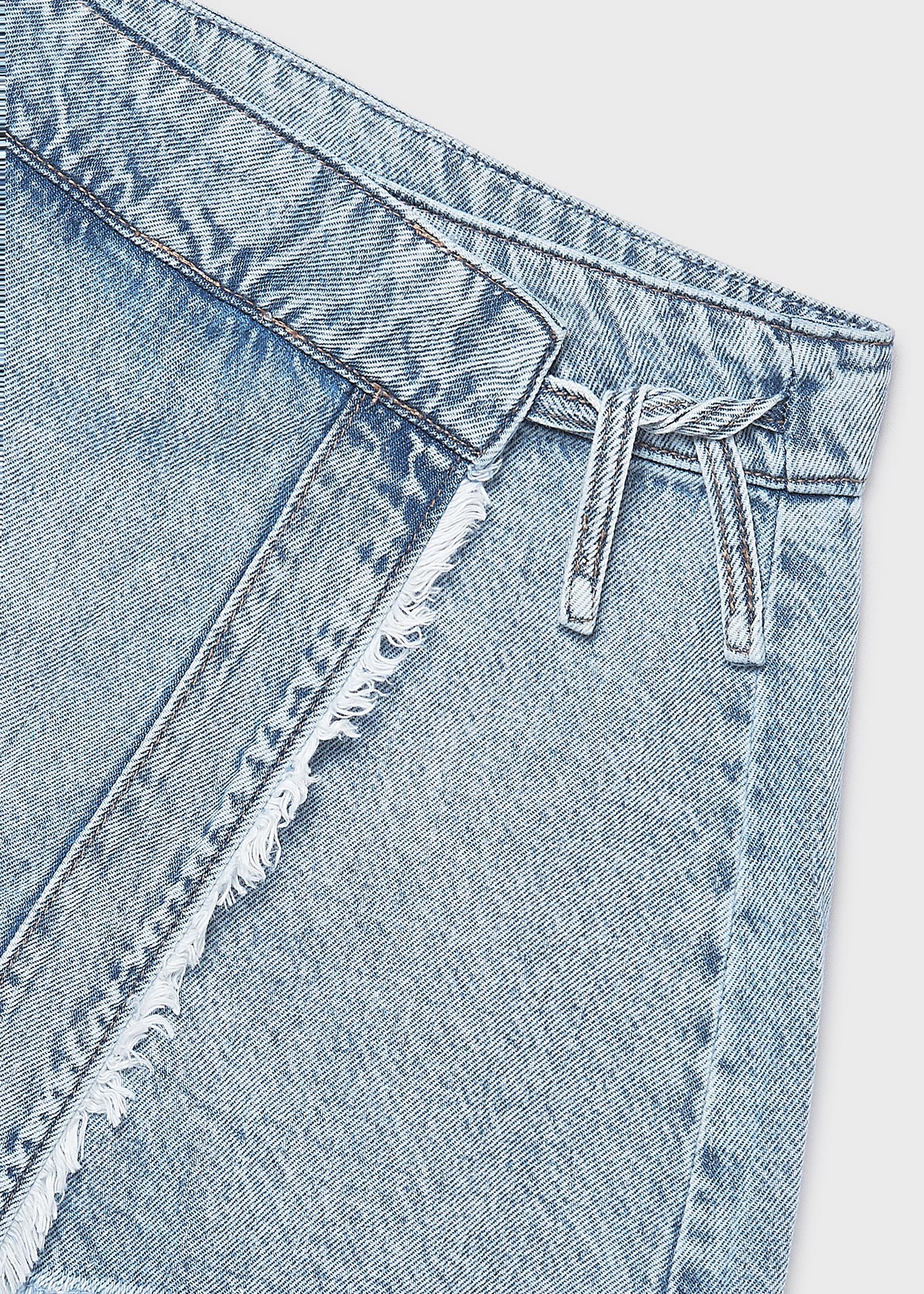 Falda pantalón vaquera chica
