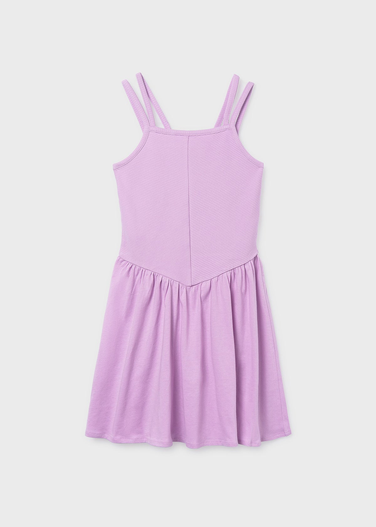 Vestido punto canalé chica