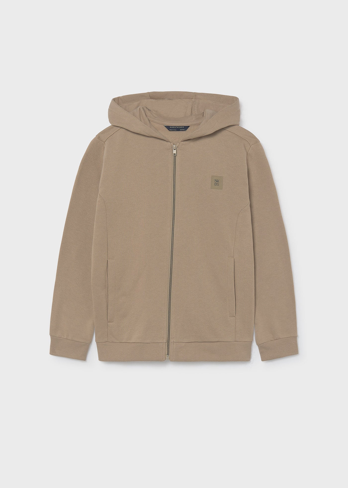 Sudadera cremallera básica chico