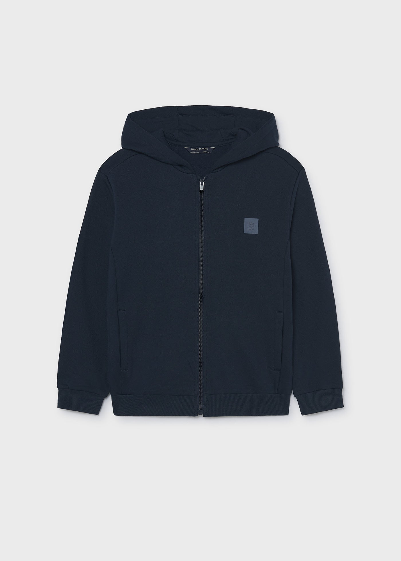 Sudadera cremallera básica chico