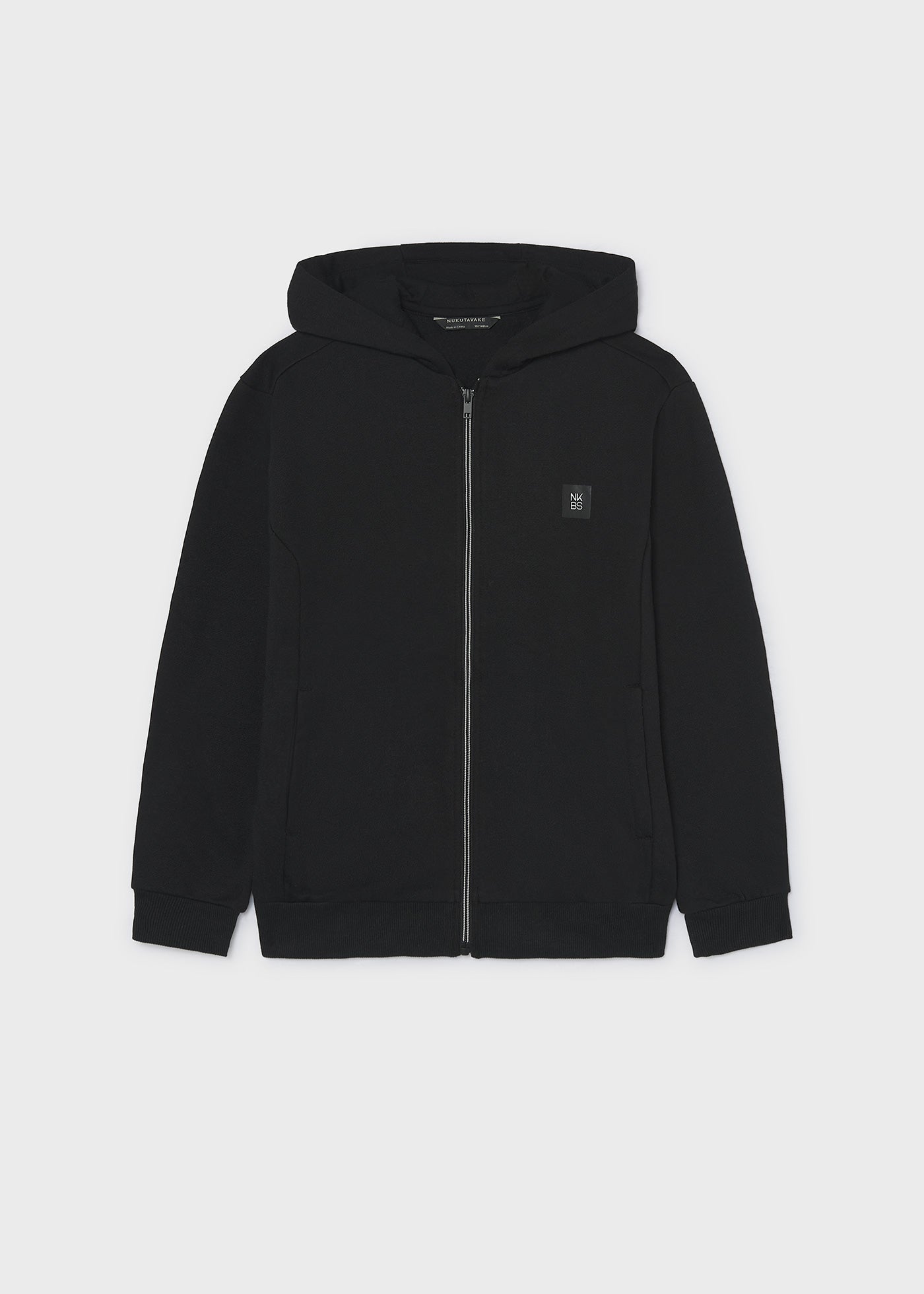 Sudadera cremallera básica chico