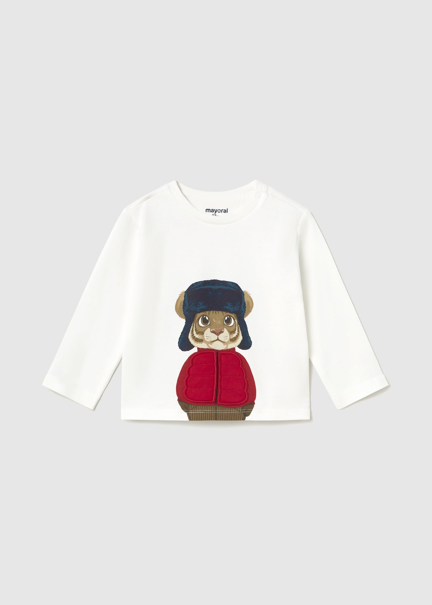 Camiseta tigre interactiva bebé