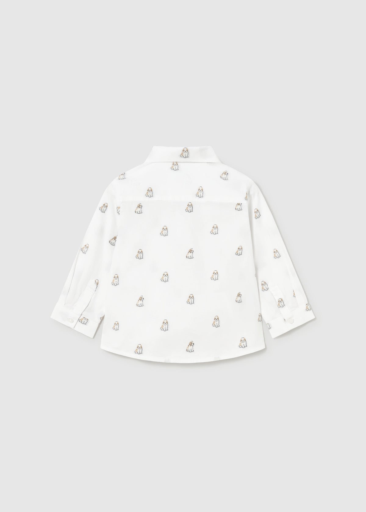 Camisa jacquard estampada bebé