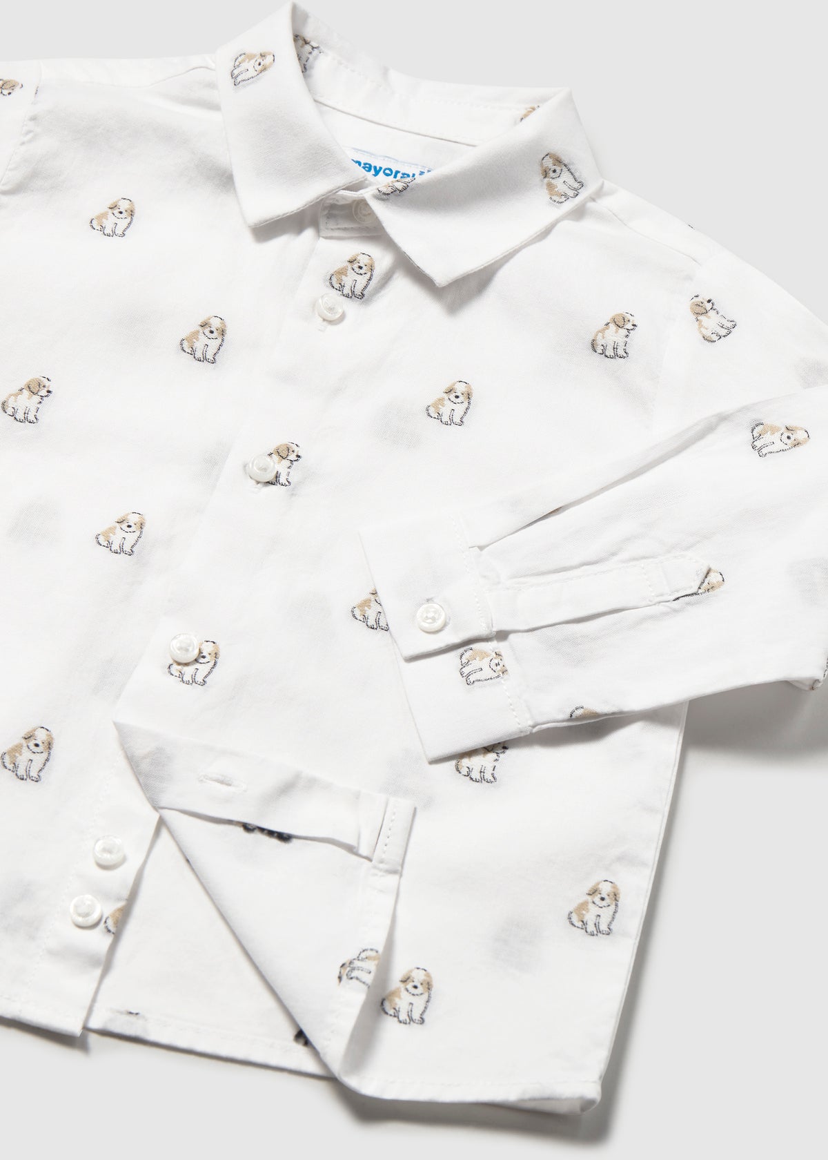 Camisa jacquard estampada bebé