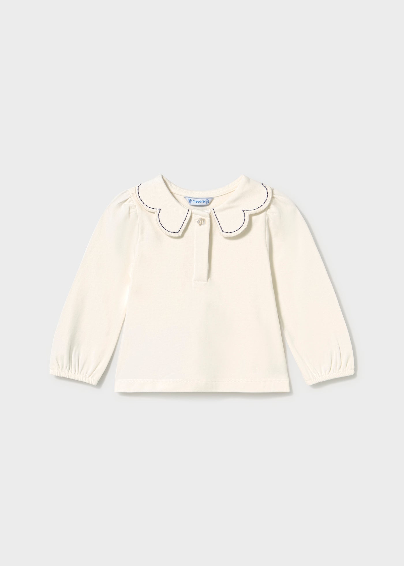 Polo cuello ondas bebé