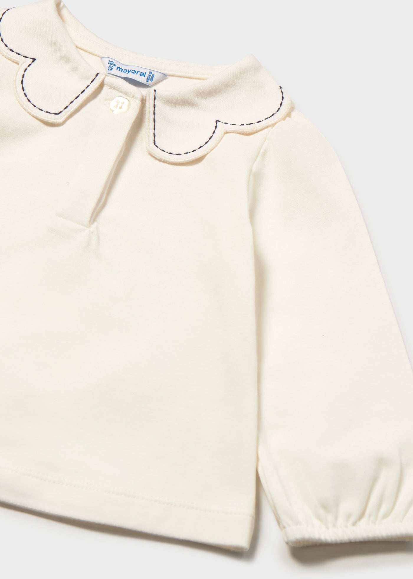 Polo cuello ondas bebé