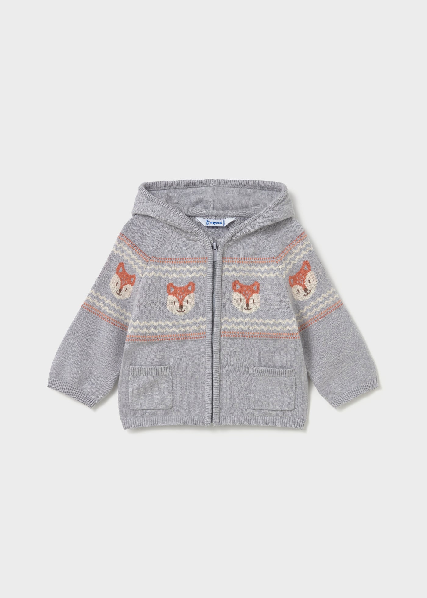 Sudadera cremallera tricot ositos bebé