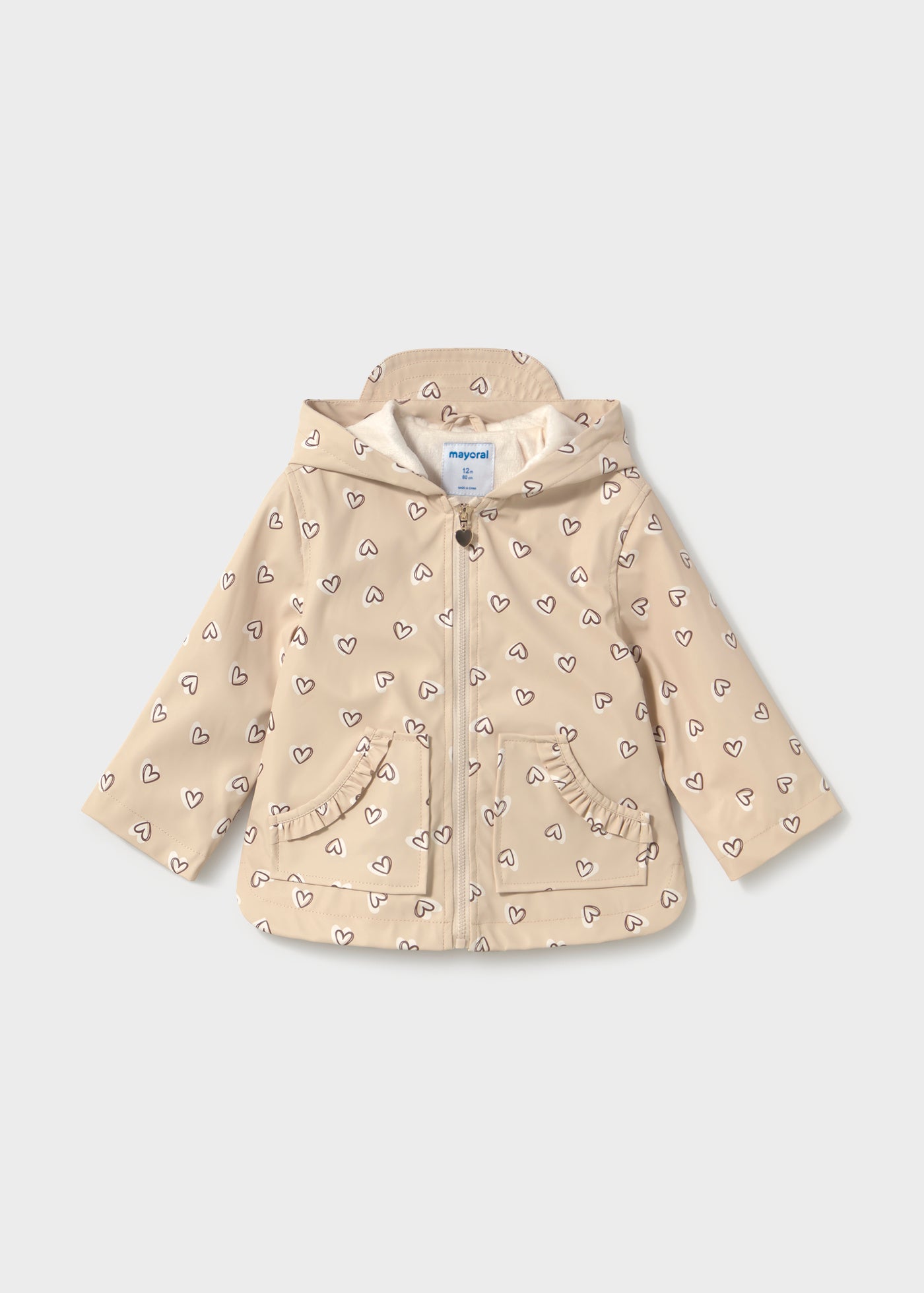 Chubasquero estampado bebé