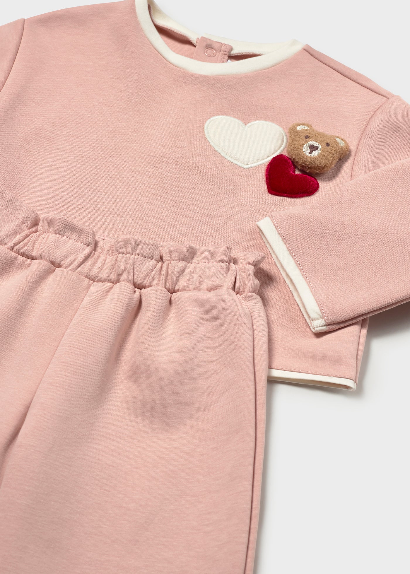 Conjunto pantalón y jersey bordado bebé