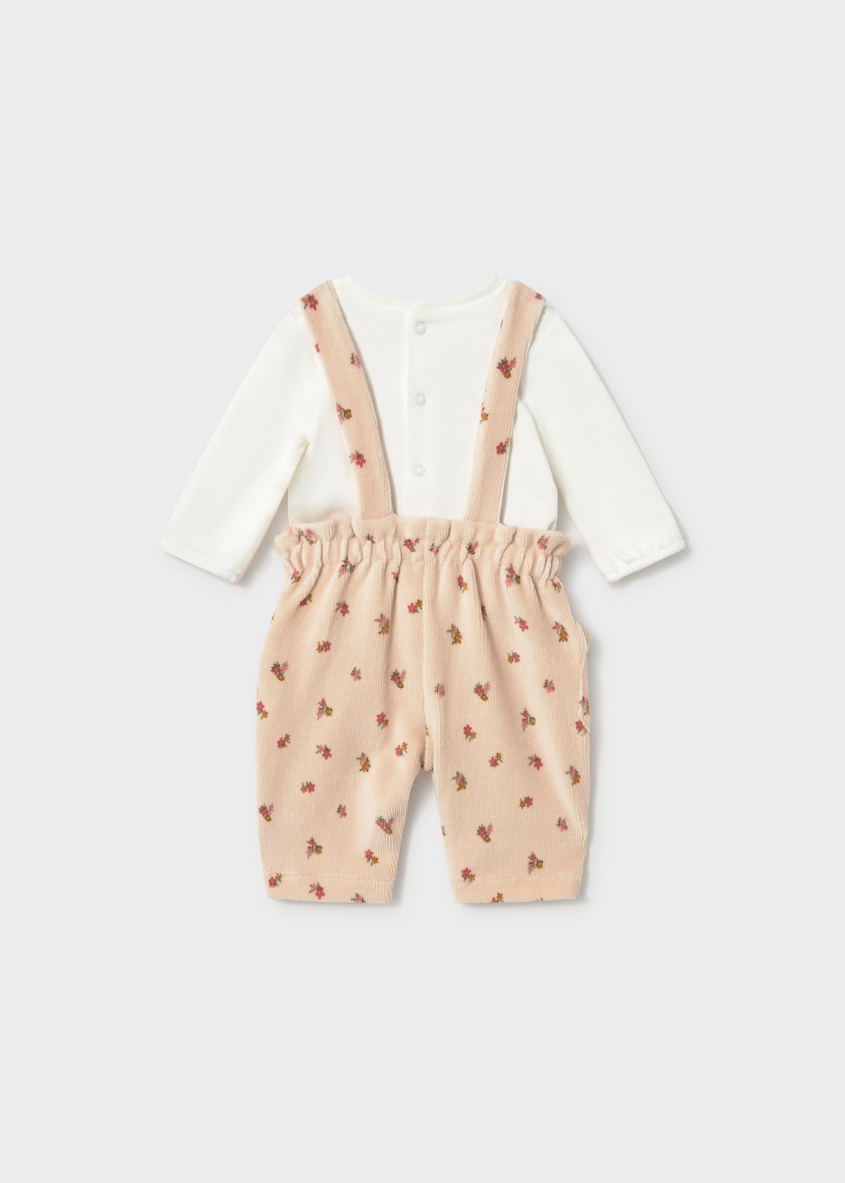 Conjunto peto y camiseta recién nacida