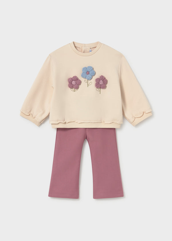 Conjunto sudadera y pantalón bebé