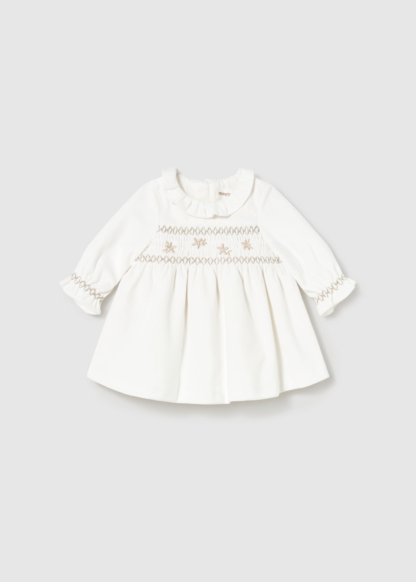 Vestido terciopelo recién nacida