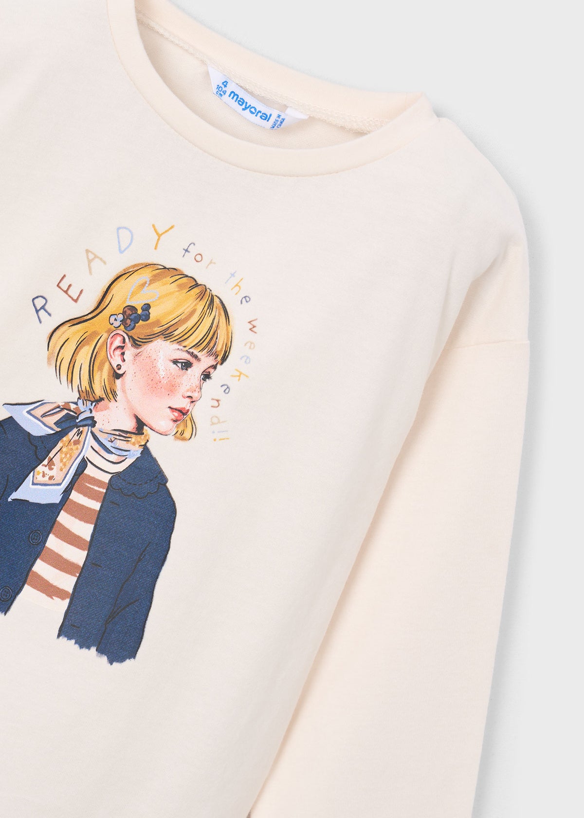Camiseta con pañuelo niña