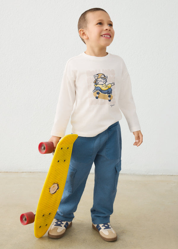 Camiseta skate niño