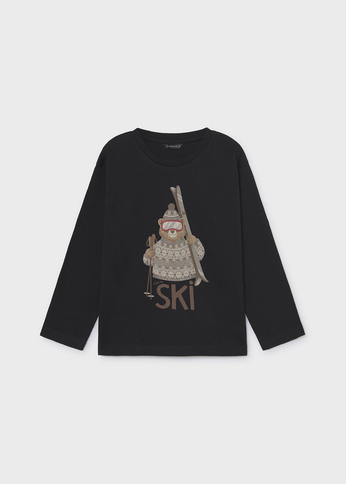 Camiseta oso esquí niño