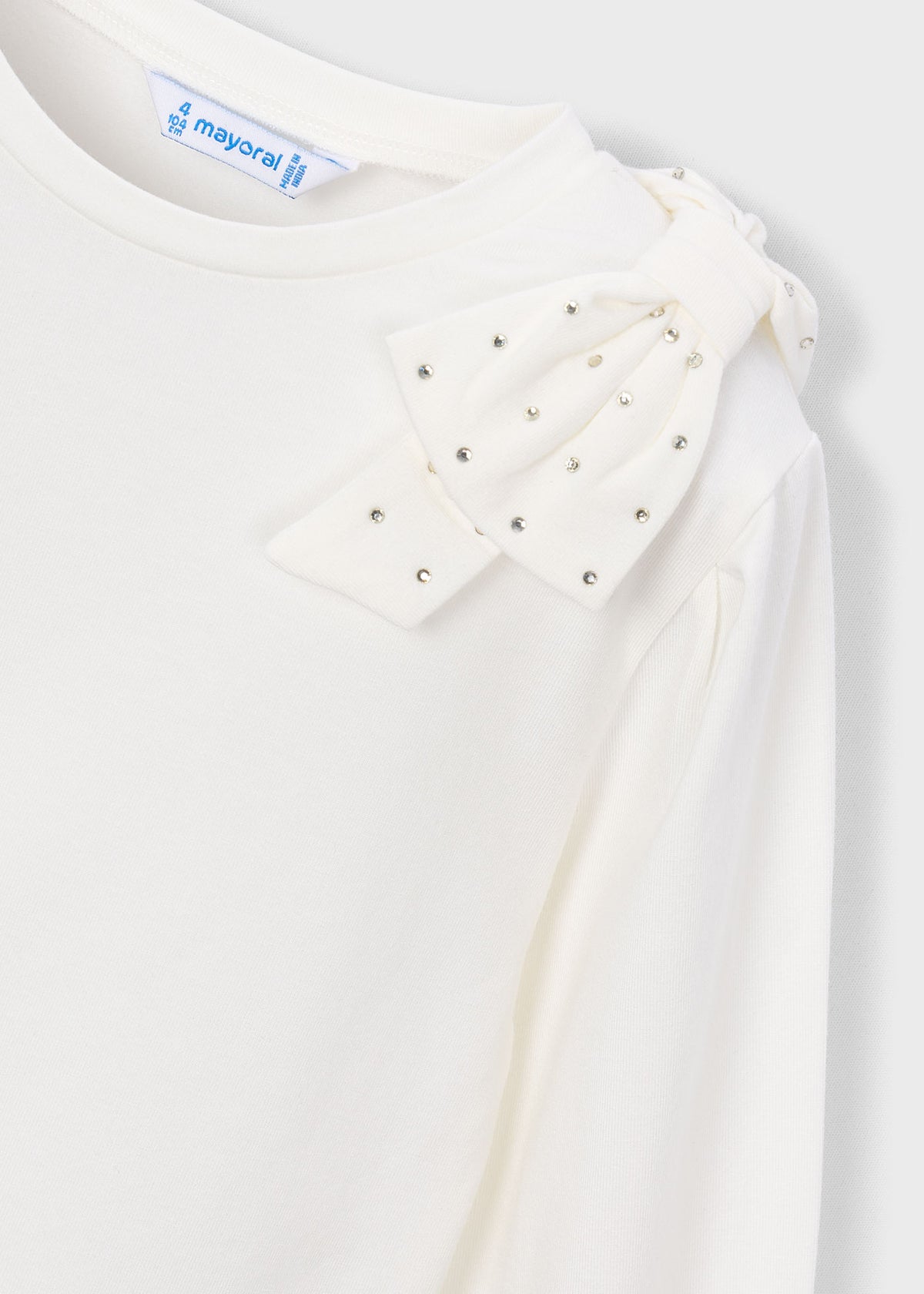 Camiseta lazo niña