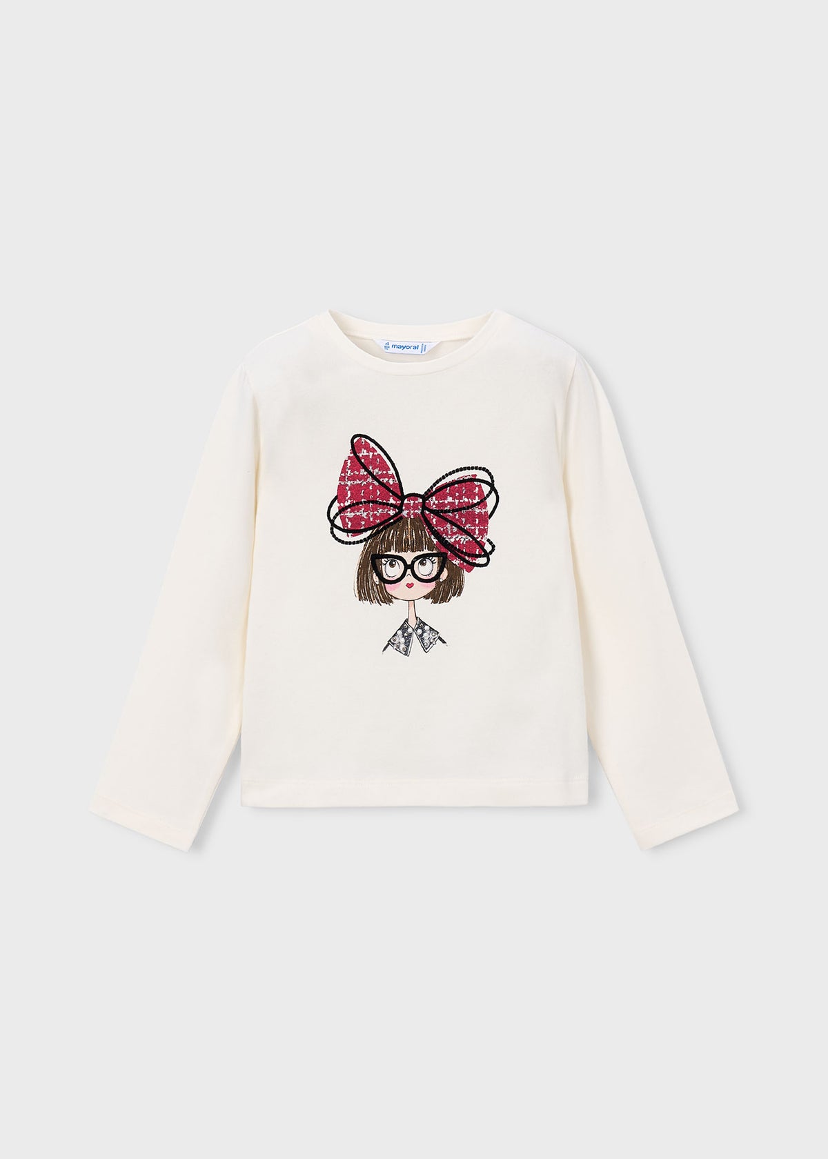 Camiseta muñeca lazo niña