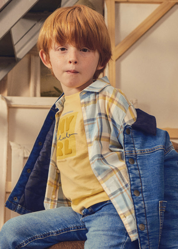 Camisa cuadros niño