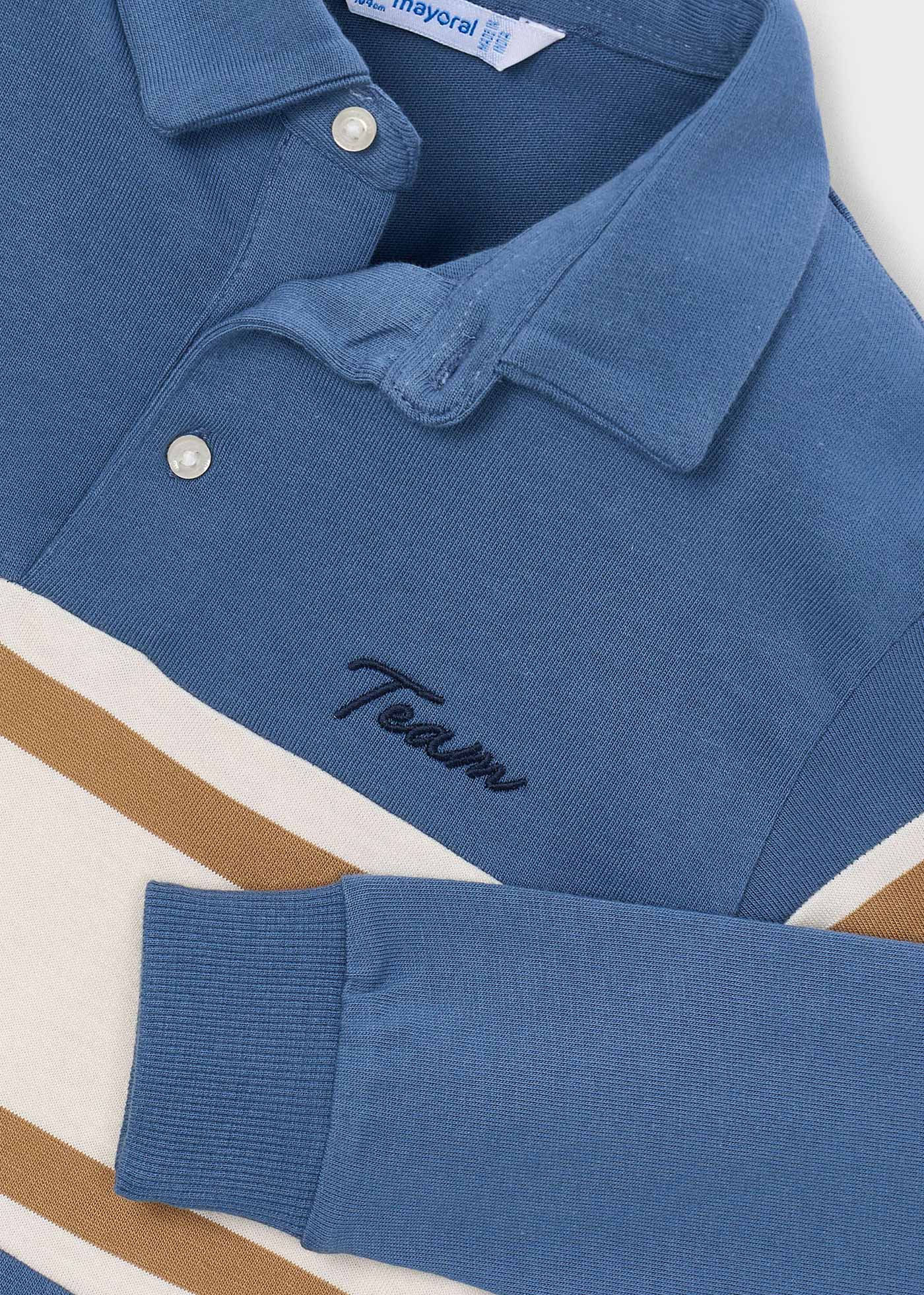 Polo combinado  niño