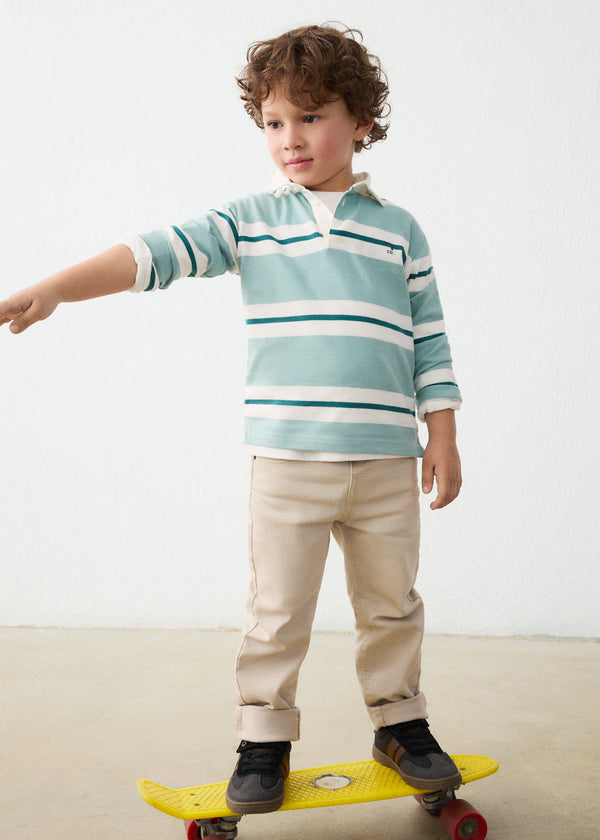 Polo rayas niño