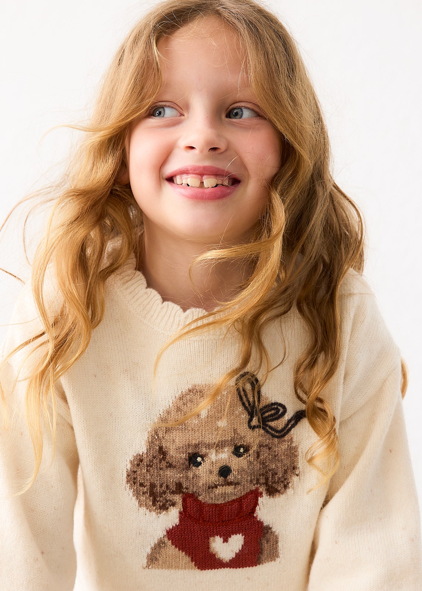 Jersey intarsia niña