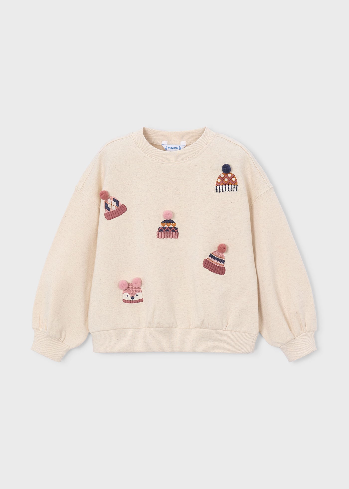 Sudadera bordados niña